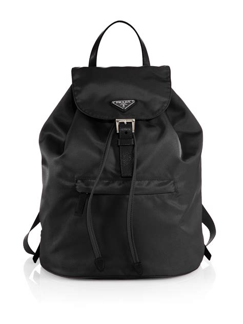 prada leather backpack women|prada nylon backpack small.